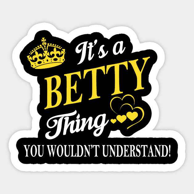 BETTY Sticker by Gennieda49